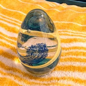 Art glass Galaxy swirl paperweight